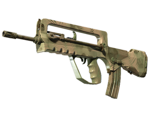 FAMAS | Palm (Battle-Scarred)