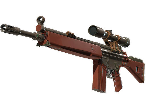 G3SG1 | Red Jasper (Field-Tested)
