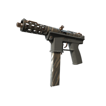 Tec-9 | Tiger Stencil (Well-Worn)